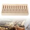 98 Holes Leather Craft Tool Wooden Rack Wood Punch Tool Stand Holder Organizer